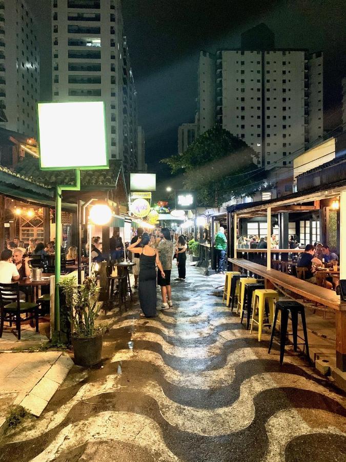 Studio 811 Pitangueiras - Edificio Bandeirantes - Com Estacionamento Incluido Guarujá Dış mekan fotoğraf